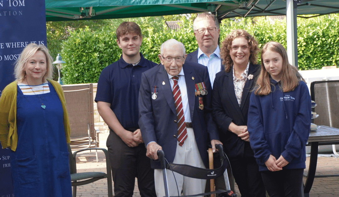 captain tom with clare periton at HDH_1200x600