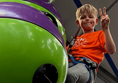 Inspired young supporter setting new heights for fundraising
