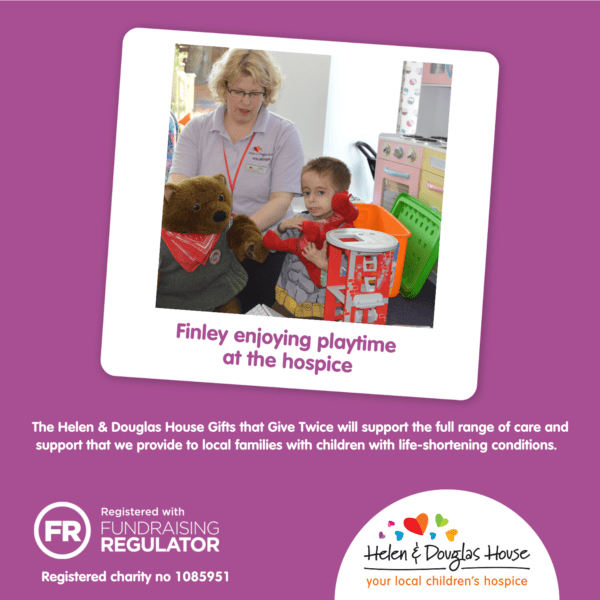 A graphic showing a boy with a teddy bear surrounded by other toys sitting next to a nurse