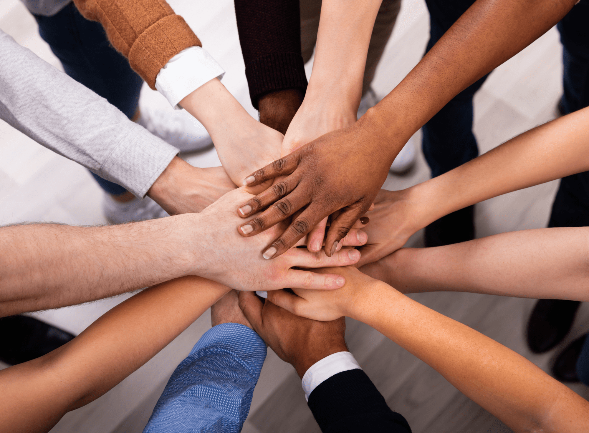 Diverse People Stacking Hand Together