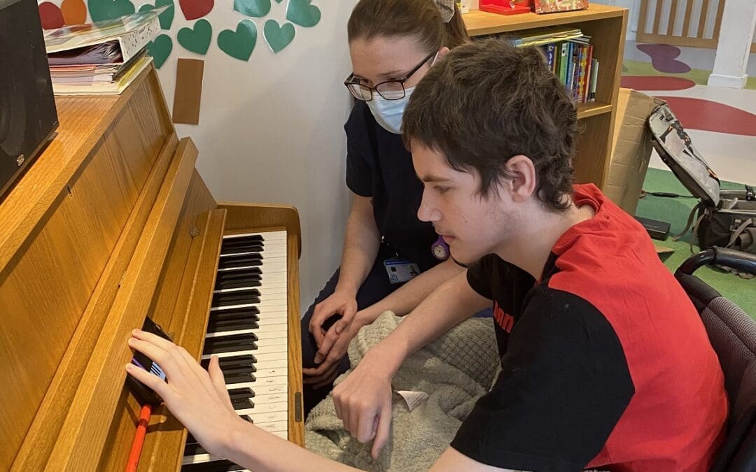 Daniel with Nurse Jade