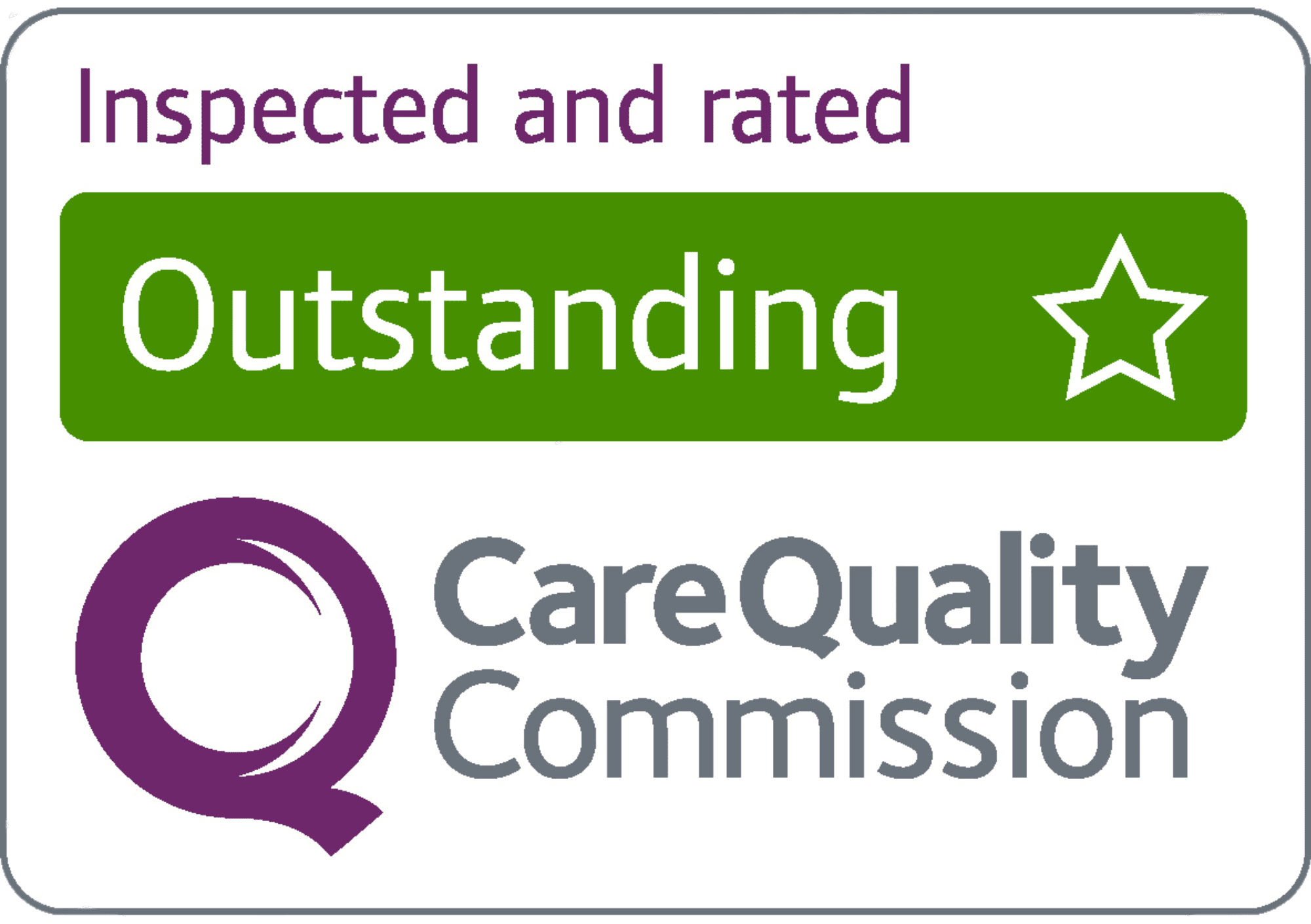 Outstanding CQC award logo