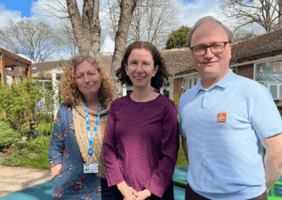 Local MP Anneliese Dodds visits Helen & Douglas House